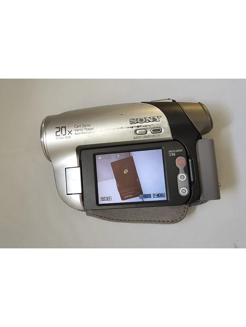 Sony Handycam DCR-DVD103 Camcorder with Case, Battery Charger, and Battery Works
